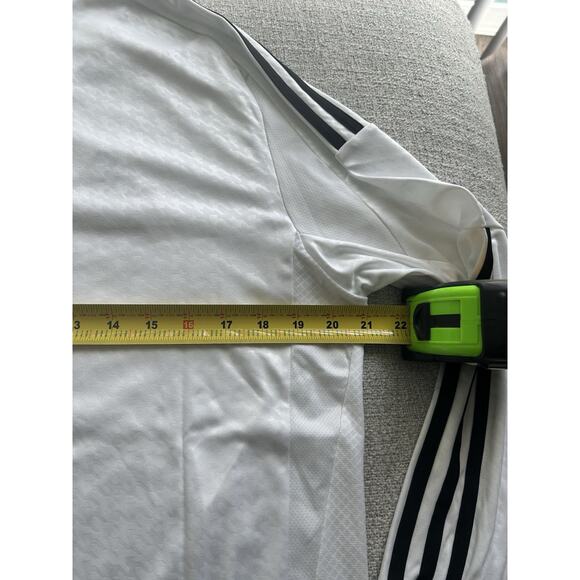 Adidas Real Madrid Long Sleeve Home Jersey 2024/25 Men’s Slim L New IT3442 White - Picture 8 of 9